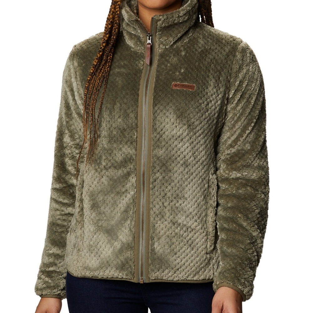 Columbia Olive Green Fire Side II Sherpa Jacket